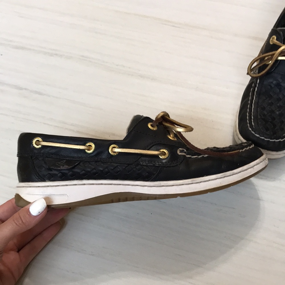 Sperry black loafer size 7 - Picture 8 of 9